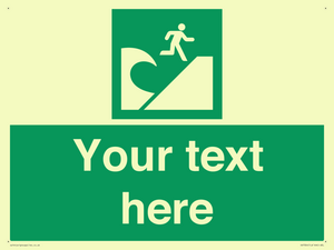 Custom Safe Condition Tsunami evacuation area